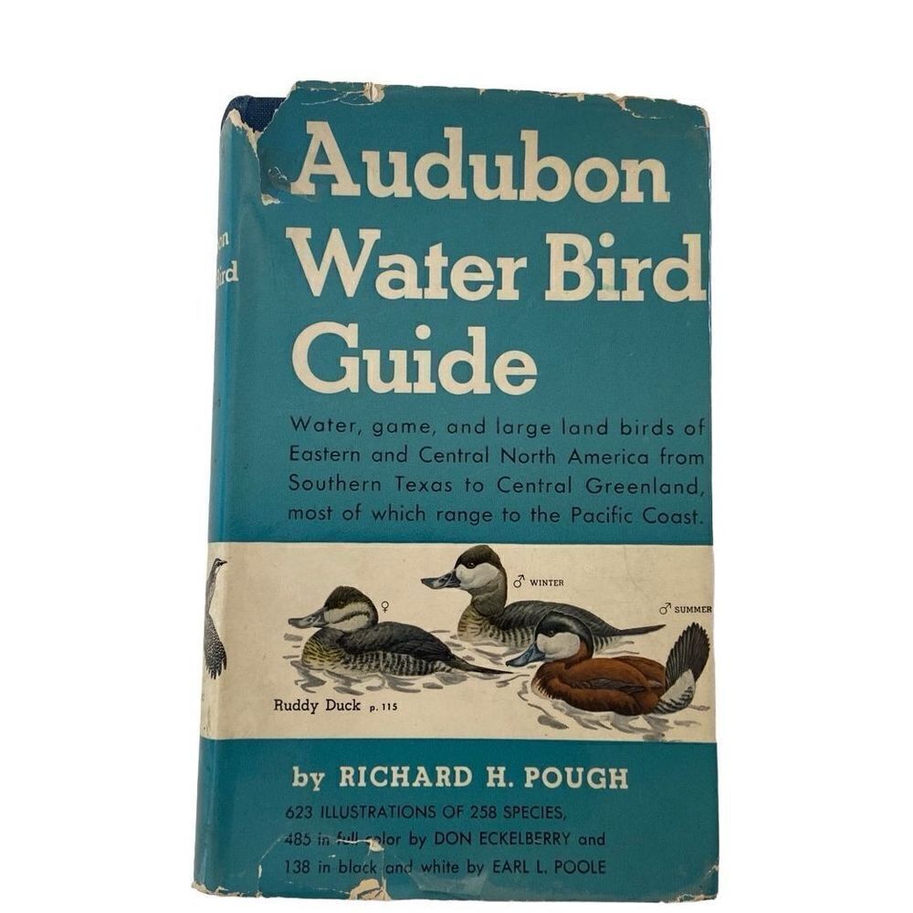 Audubon Water Bird Guide; Water, Game And Large Land Birds-Richard H Pough 1951